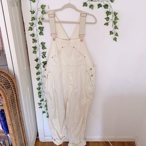 UO White Overalls